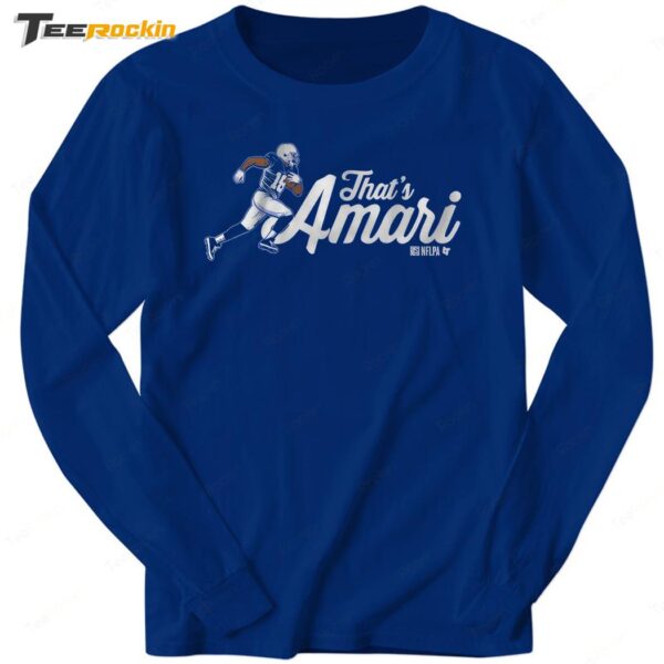 That's Amari Amari Cooper Buffalo New Long Sleeve Shirt