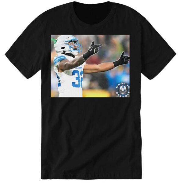 Double Birds By Brian Branch Detroit Lions Premium SS T Shirt