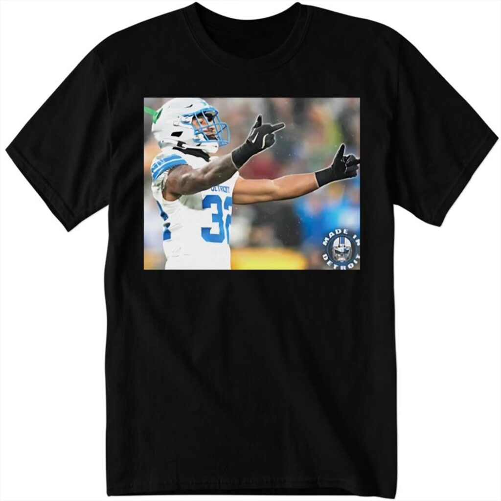 Double Birds By Brian Branch Detroit Lions Shirt