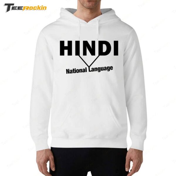 Hindi National Language Hoodie