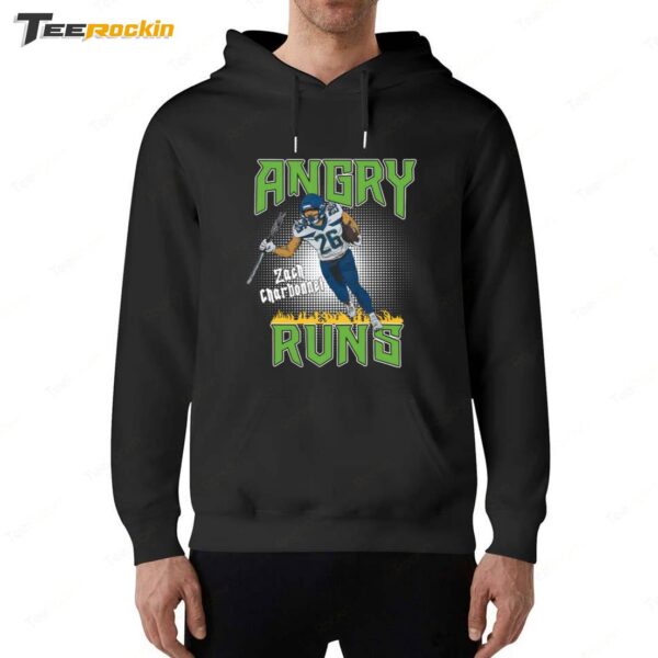 Angry Runs Seahawks Zach Charbonnet Hoodie