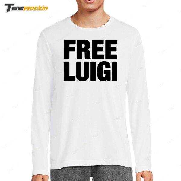 Free Luigi Mangione Stand Out With This Bold Long Sleeve Shirt