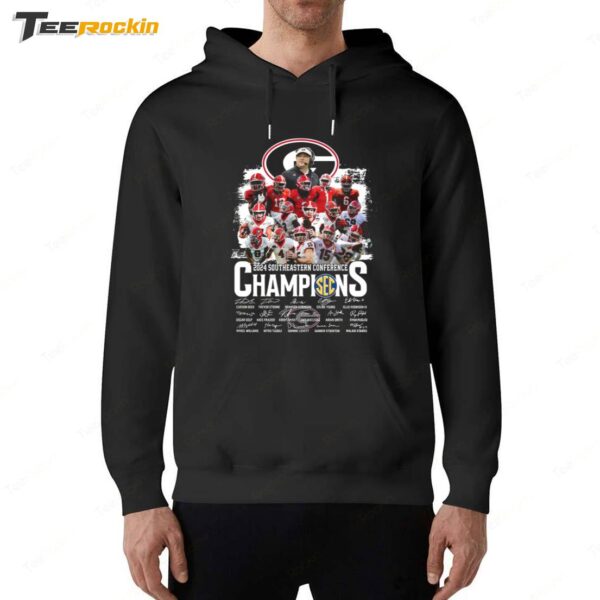 Georgia Bulldogs 2024 Southeastern Conference Sec Champions Hoodie