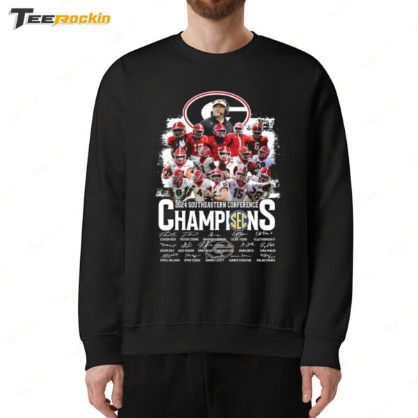 Georgia Bulldogs 2024 Southeastern Conference Sec Champions Sweatshirt