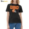 Go Big Orange Helmets Tennessee Football Ladies Boyfriend Shirt