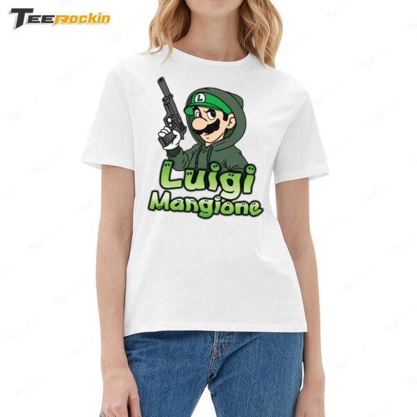 Good Shirts Apparel Super Mario Luigi Mangione Ladies Boyfriend Shirt