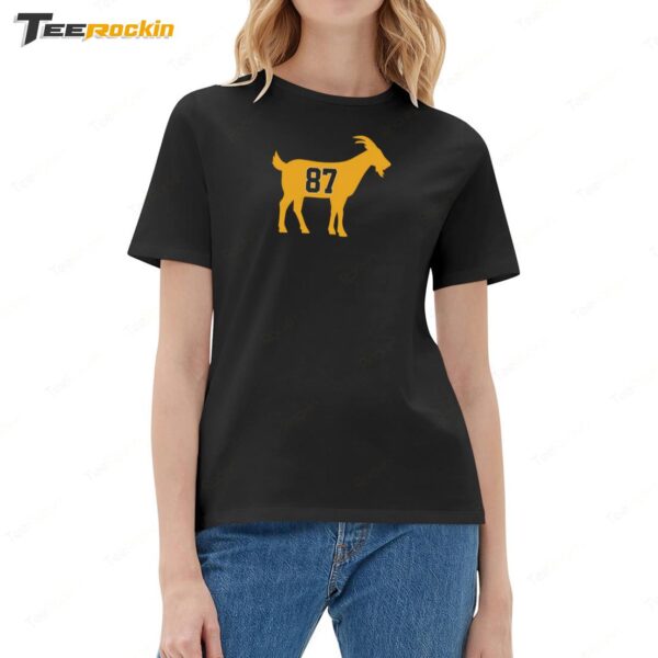 Hot 87 GOAT Ladies Boyfriend Shirt