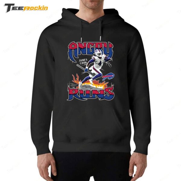 Hot Buffalo Bills James Cook Angry Runs Hoodie