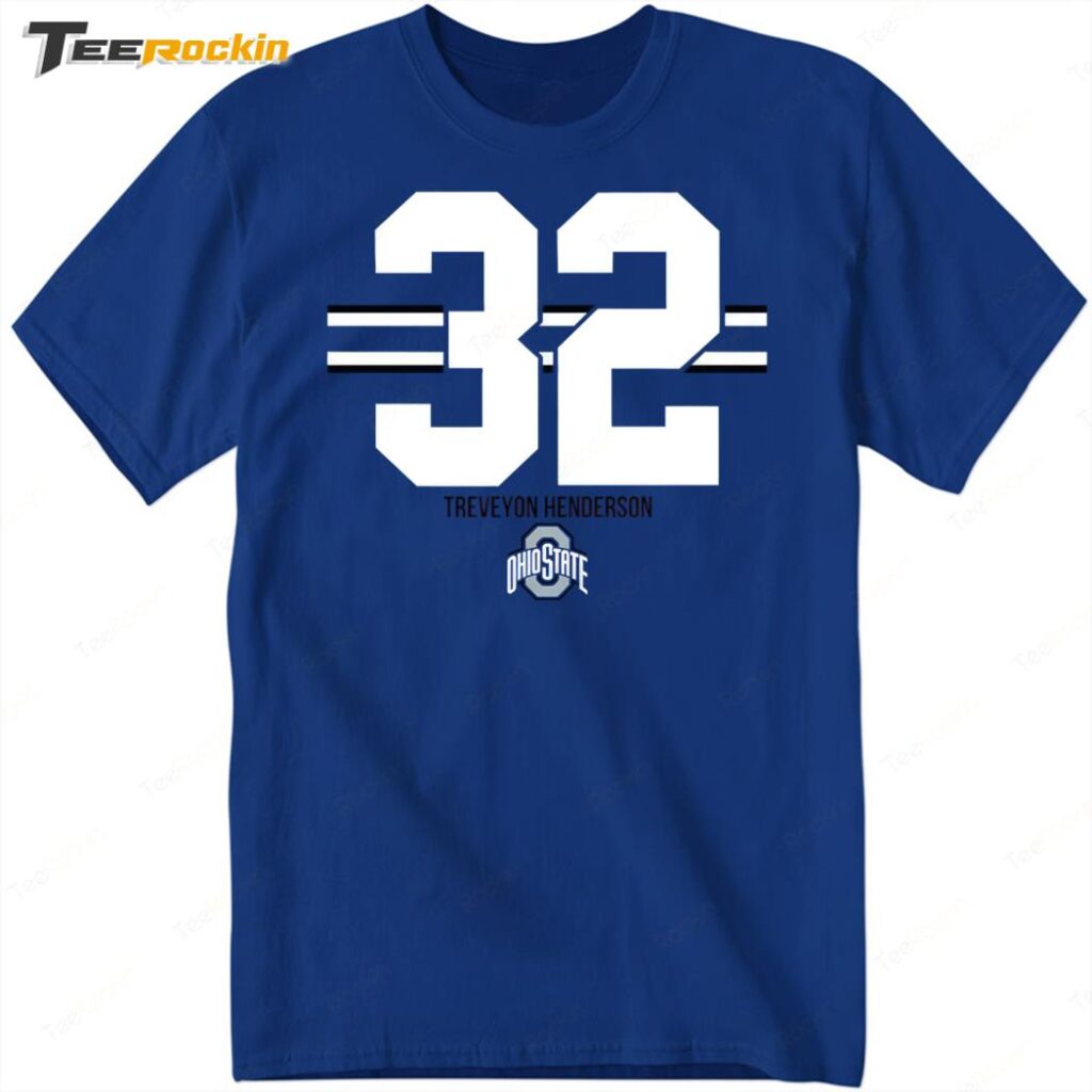 Hot Osu Football Treveyon Henderson 32 Shirt