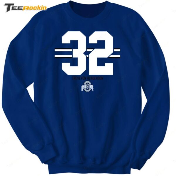 Hot Osu Football Treveyon Henderson 32 Sweatshirt