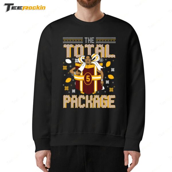 Jayden Daniels The Total Package Ugly Christmas Sweatshirt