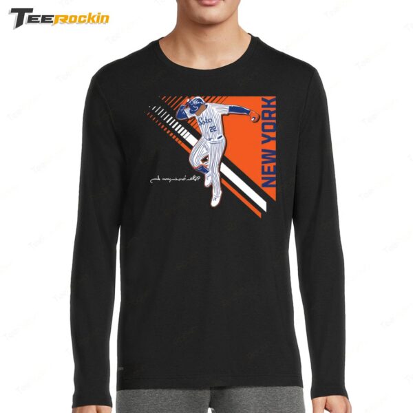 Juan Soto Queens Superstar Pose Long Sleeve Shirt