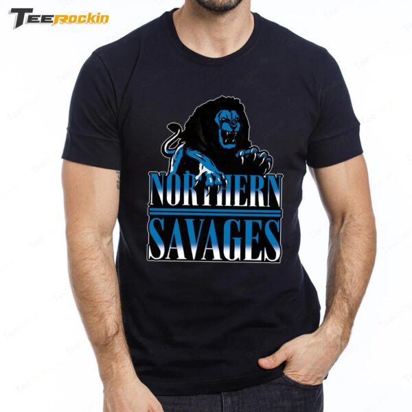 Northern Savages Detroit Lions Premium SS T Shirt