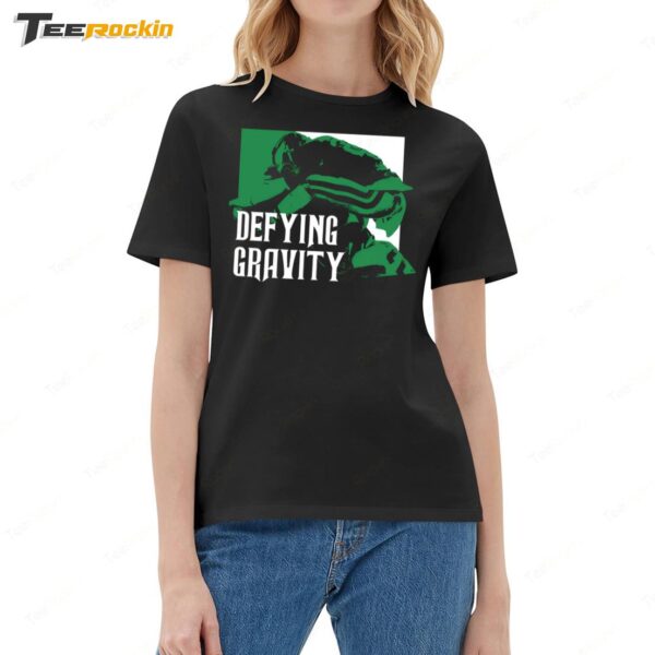 Philadelphia Saquon Barkley Defying Gravity 2024 Ladies Boyfriend Shirt