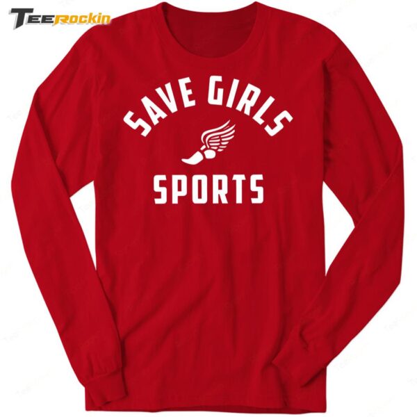 Save Girls Sports Long Sleeve Shirt