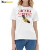 Seventeen Year Cicada Greater Cincinnati Sexfest 2004 Brood X Ladies Boyfriend Shirt