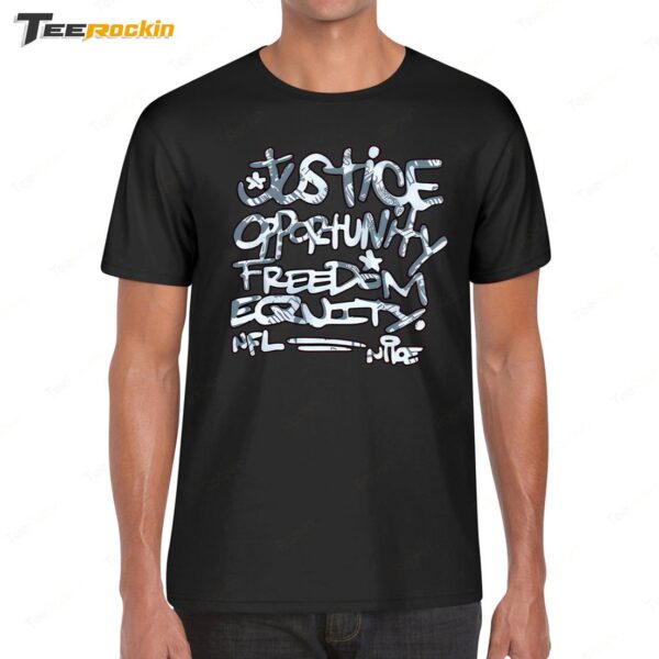 Steelers Coach Mike Tomlin Justice Opportunity Equity Freedom Shirt