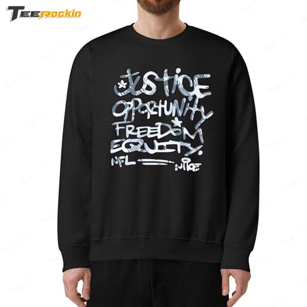 Steelers Coach Mike Tomlin Justice Opportunity Equity Freedom Sweatshirt