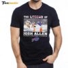 The Legend Of Josh Allen First Qb With Pass Rush And Receiving Signature Premium SS T Shirt