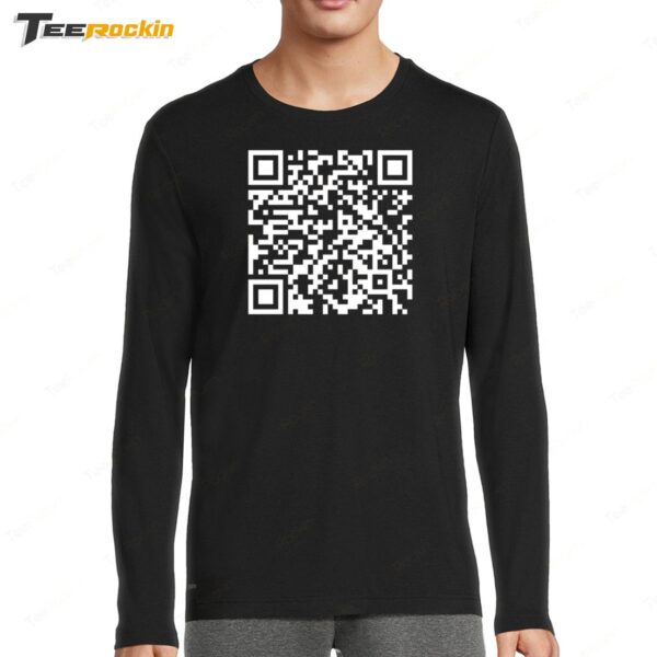 Trump Ymca Troll Dance QR Code Long Sleeve Shirt