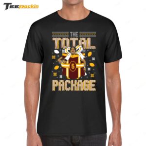 Jayden Daniels The Total Package Ugly Christmas Shirt