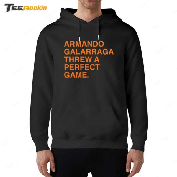 Armando Galarraga Threw A Perfect Game Hoodie