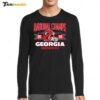 Georgia Football National Champions Arched Helmet Long Sleeve Shirt