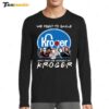 Horror Movie Character We Used To Smile And We Worked At Kroger Long Sleeve Shirt