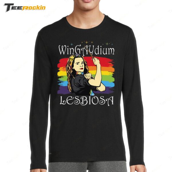 LGBT Wingaydium Lesbiosa Long Sleeve Shirt