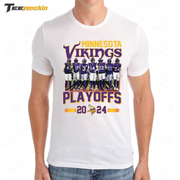 Minnesota Vikings Playoffs 2024 Premium SS T Shirt