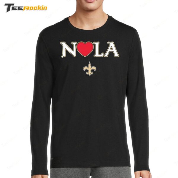 Saints Players Wear Nola Long Sleeve Shirt