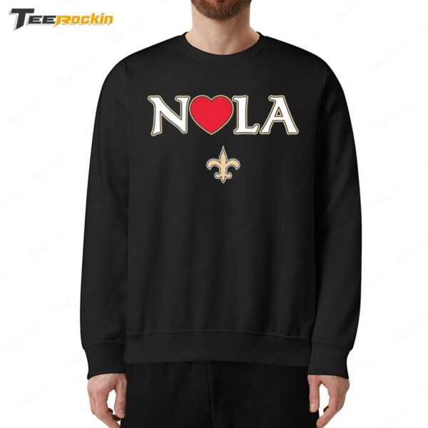 Saints Players Wear Nola Sweatshirt