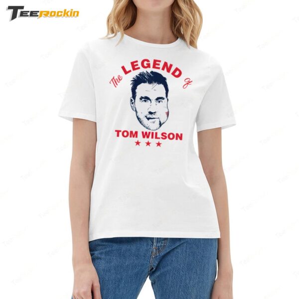 The Legend Of Tom Wilson Ladies Boyfriend Shirt