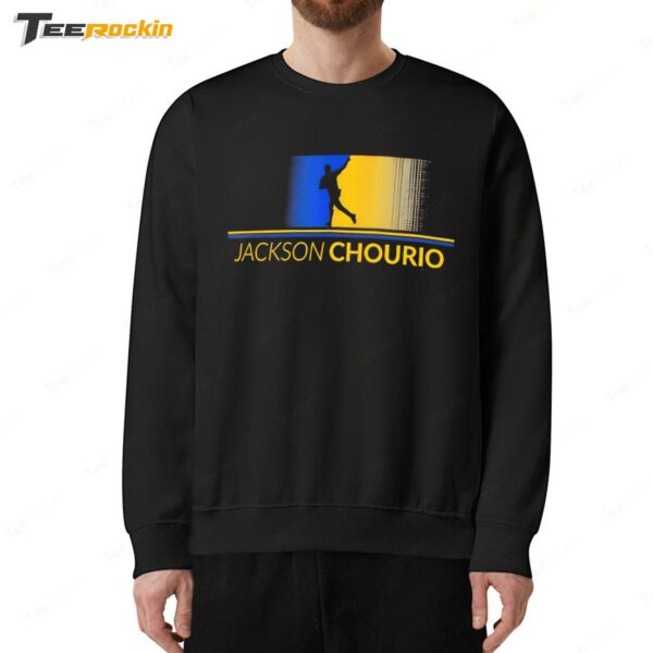 Jackson Chourio Milwaukee Brewers Baseball Solo Stripe Sweatshirt