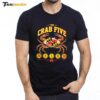 The Maryland Terrapins Basketball Crab Five Flag 25 9 1 0 10 Premium SS T Shirt