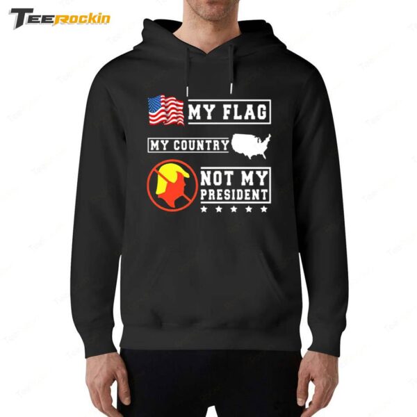 My Flag My Country Not My President 2025 Hoodie