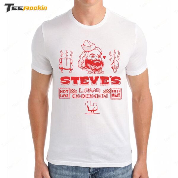 Steve's Lava Chicken Graphic Premium SS T Shirt
