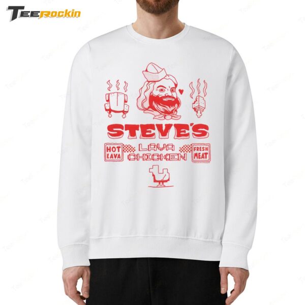 Steve's Lava Chicken Graphic Sweatshirt