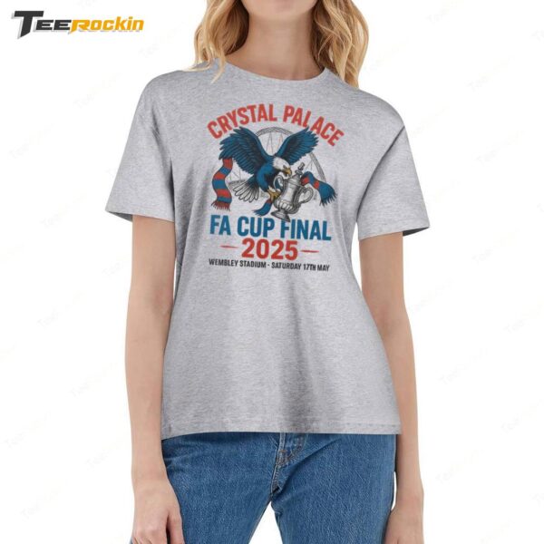 2025 Crystal Palace FA Cup Final Ladies Boyfriend Shirt