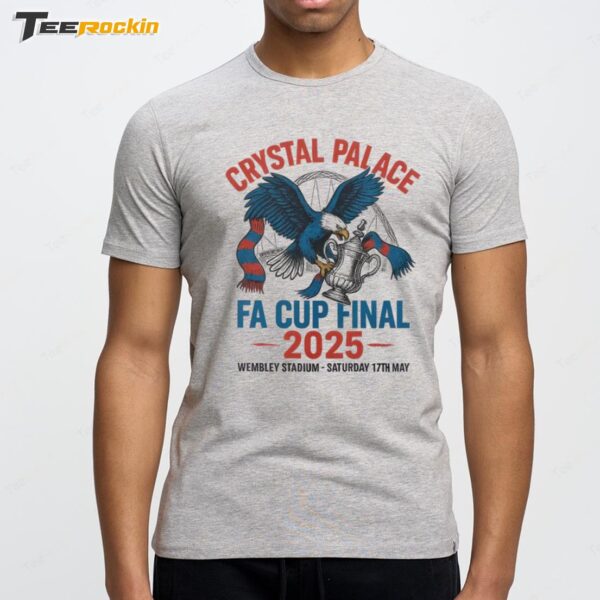2025 Crystal Palace FA Cup Final Premium SS T Shirt