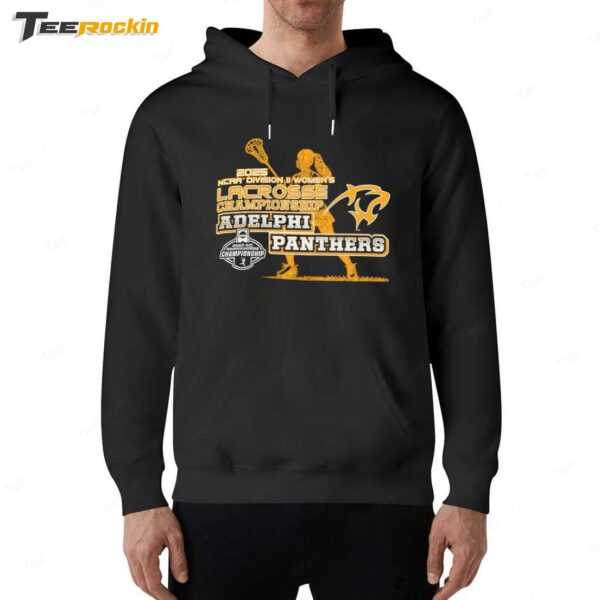 Adelph Panthers NCAA Division II Women's Lacrosse Championship 2025 Hoodie