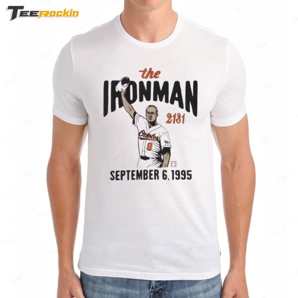 Cal Ripken Jr.Baltimore Orioles Graphic The Iron Man Premium SS T Shirt