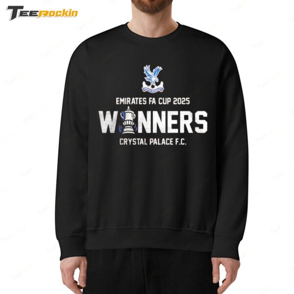 Crystal Palace FC Emirates Fa Cup 2025 Winners Sweatshirt