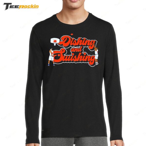 Dishing And Swishing New York Knicks Long Sleeve Shirt