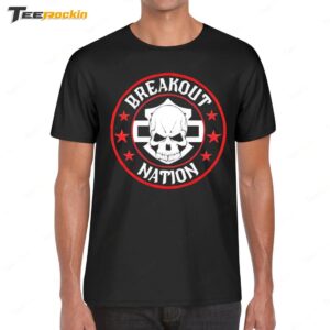 Skull Breakout Nation Circle Logo Shirt