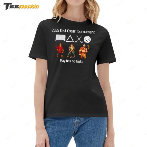 East Coast Tournament Play Has No Limits 2025 Ladies Boyfriend Shirt