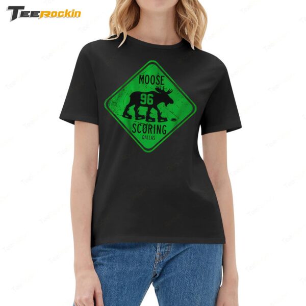 Moose Scoring Sign Dallas Stars Mikko Rantanen Ladies Boyfriend Shirt