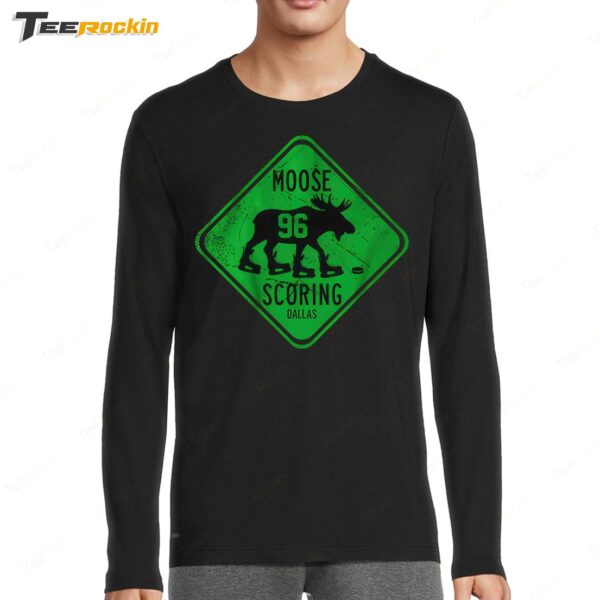 Moose Scoring Sign Dallas Stars Mikko Rantanen Long Sleeve Shirt