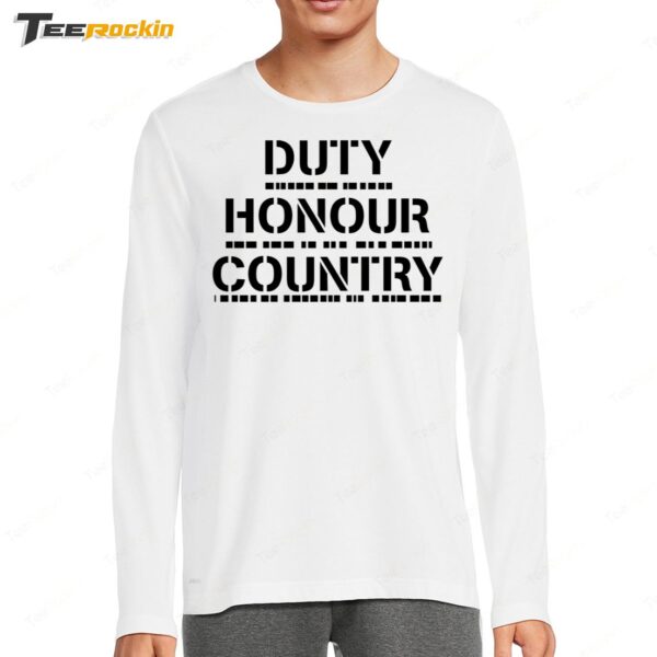 Ms Dhoni Wearing Duty Honour Country Long Sleeve Shirt