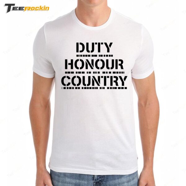 Ms Dhoni Wearing Duty Honour Country Premium SS T Shirt